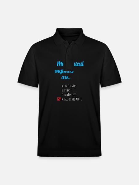 Mechanical Engineer - Stanley/Stella Unisex Organic Polo Shirt PREPSTER - black