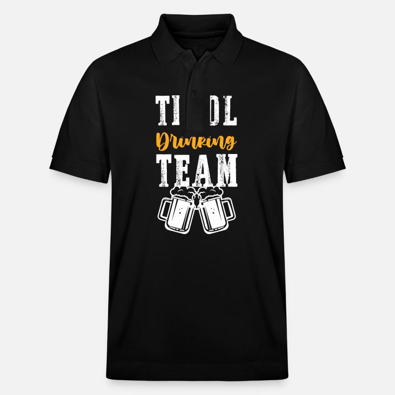 Tirol Drinking Team - Stanley/Stella Unisex Bio-Poloshirt PREPSTER - Schwarz