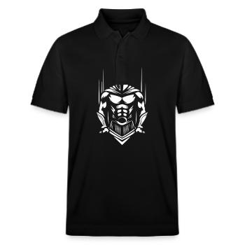 Sparta Spartaner Krieger Römer Gladiator Antike - Stanley/Stella Unisex Bio-Poloshirt PREPSTER - Schwarz - Vorne - Roxy (174cm) & Andy (188cm)