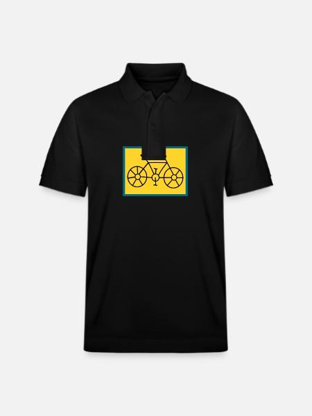 VÉLO. VELO - Polo PREPSTER bio Stanley/Stella Unisexe - noir