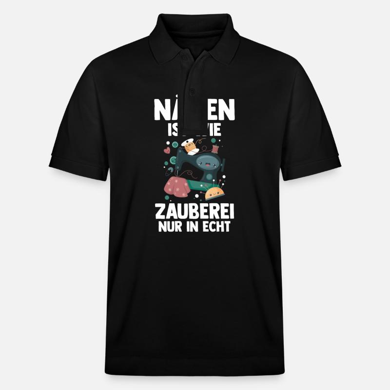 Näher Schneiderin - Stanley/Stella Unisex Bio-Poloshirt PREPSTER - Schwarz
