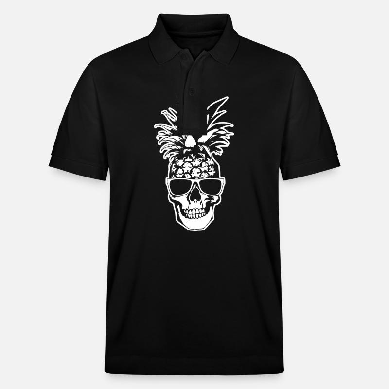 Ananas - Polo PREPSTER bio Stanley/Stella Unisexe - noir