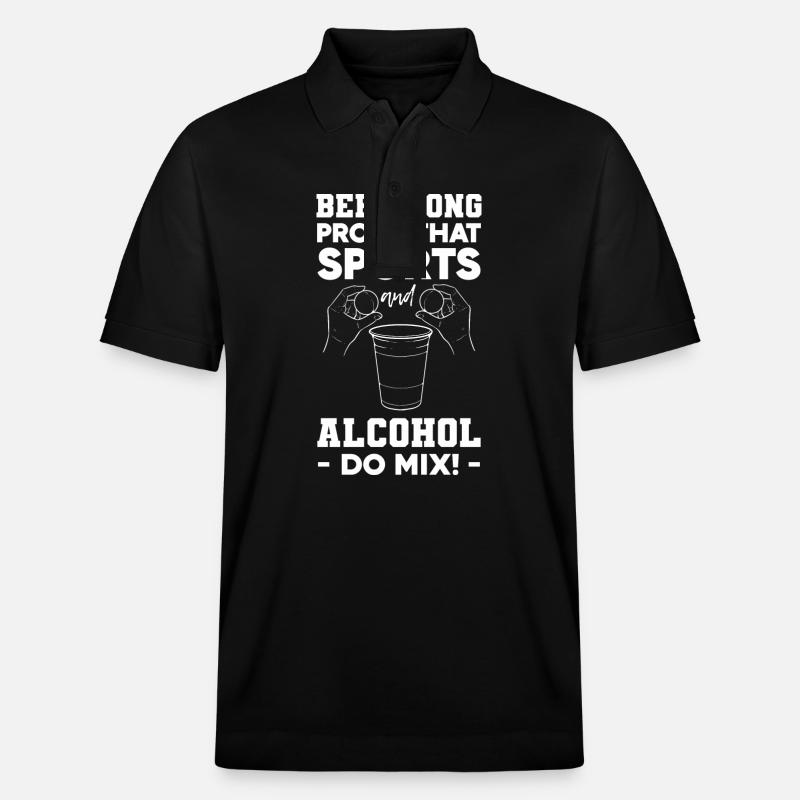 Beer Pong Beer Pong - Polo PREPSTER bio Stanley/Stella Unisexe - noir