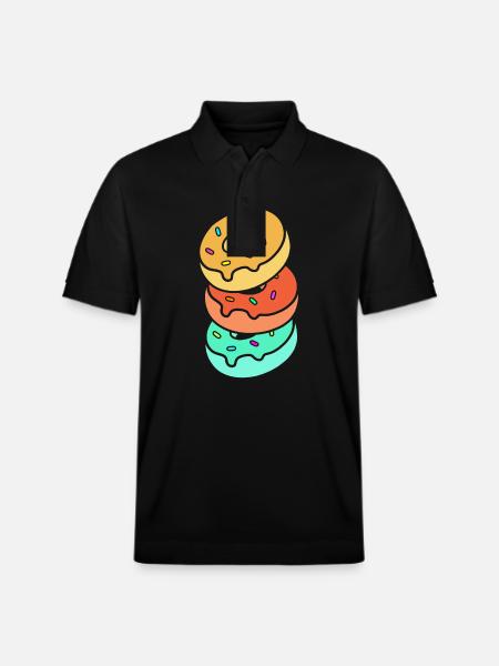 Bagel - Stanley/Stella Unisex Organic Polo Shirt PREPSTER - black