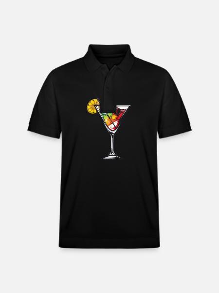 Limonade Drink - Stanley/Stella Unisex Bio-Poloshirt PREPSTER - Schwarz