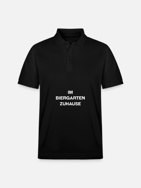 Biergarten Bier - Stanley/Stella Unisex Bio-Poloshirt PREPSTER - Schwarz