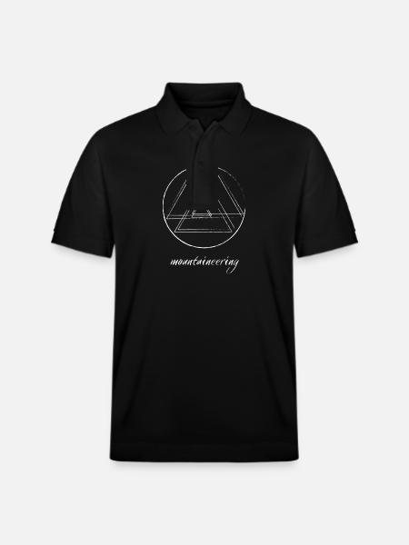 Mountains / Mountaineering - Stanley/Stella Unisex Organic Polo Shirt PREPSTER - black