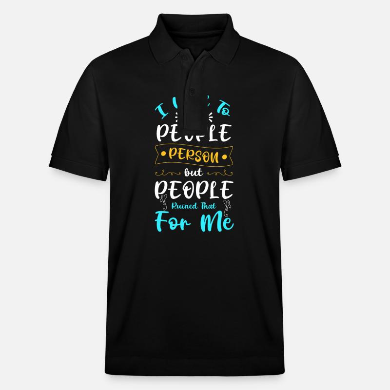 Perfekt Mensch Individuum Andersartig - Stanley/Stella Unisex Bio-Poloshirt PREPSTER - Schwarz