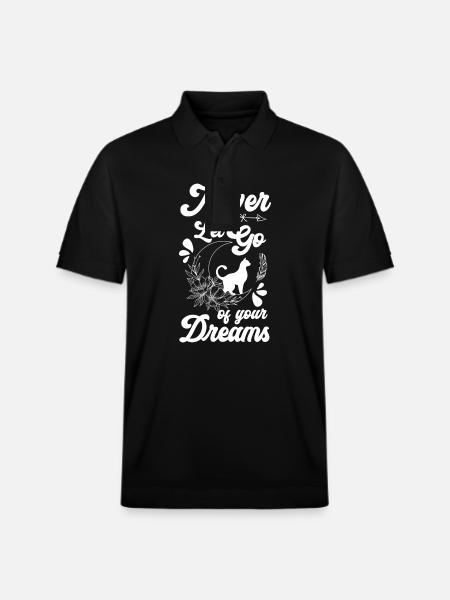 Attrape-rêves Plume Souhait Ésotérisme - Polo PREPSTER bio Stanley/Stella Unisexe - noir