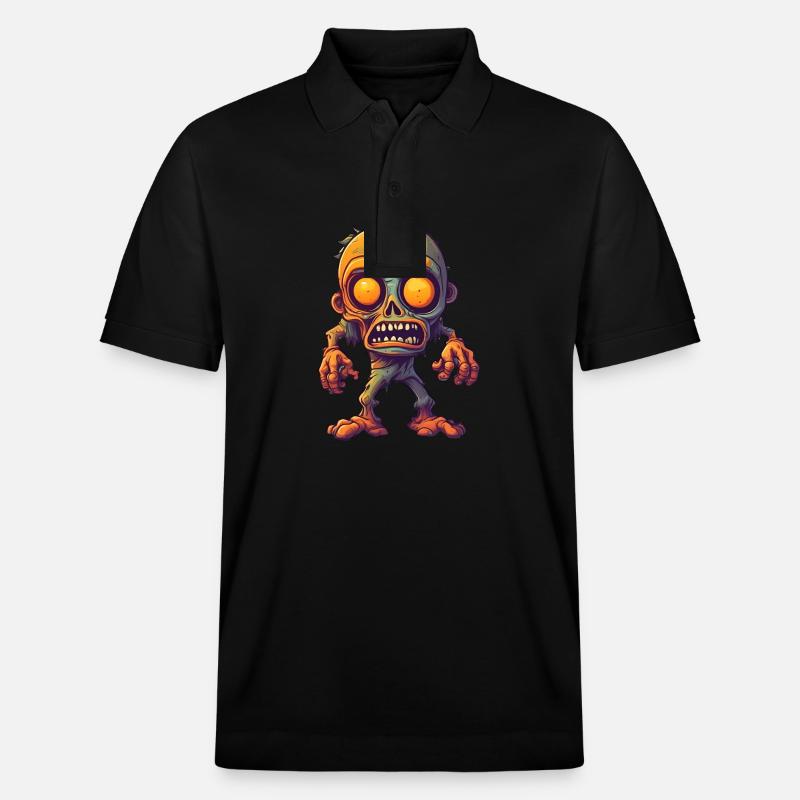 Halloween Zombie - Stanley/Stella Unisex Bio-Poloshirt PREPSTER - Schwarz