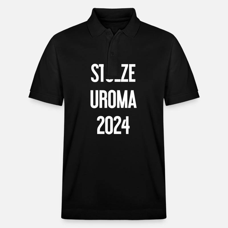 Stolze Uroma 2024 - Stanley/Stella Unisex Bio-Poloshirt PREPSTER - Schwarz