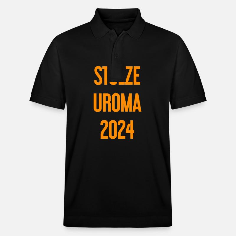 Stolze Uroma 2024 - Stanley/Stella Unisex Bio-Poloshirt PREPSTER - Schwarz