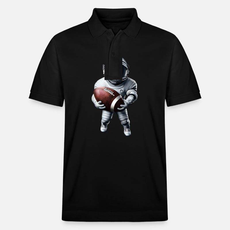 Atterrissage dans l’espace - Polo PREPSTER bio Stanley/Stella Unisexe - noir