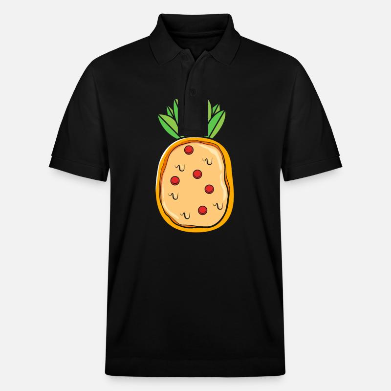 Pizza Hawaii - Stanley/Stella Unisex Bio-Poloshirt PREPSTER - Schwarz