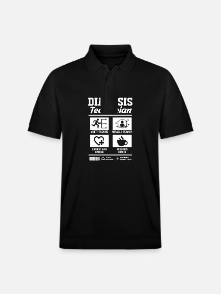 Dialysis Technician - Stanley/Stella Unisex Organic Polo Shirt PREPSTER - black