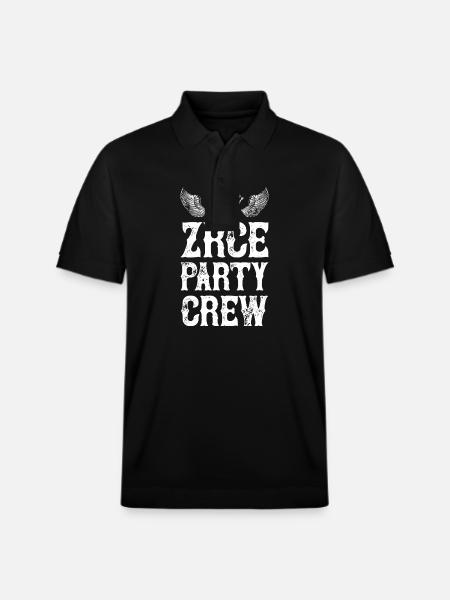 Zrce Party Holiday Crew - Stanley/Stella Unisex Organic Polo Shirt PREPSTER - black
