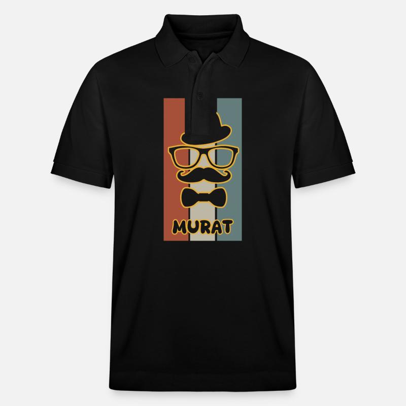 Murat comme nom - Polo PREPSTER bio Stanley/Stella Unisexe - noir