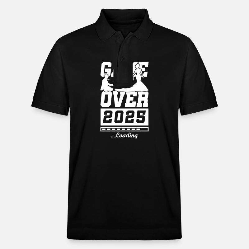 Wedding Loading 2025 Game Over - Polo PREPSTER bio Stanley/Stella Unisexe - noir