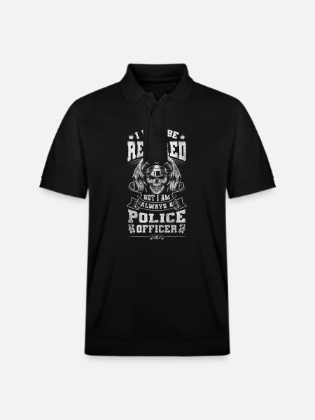 Polizei Uniform Jagd - Stanley/Stella Unisex Bio-Poloshirt PREPSTER - Schwarz