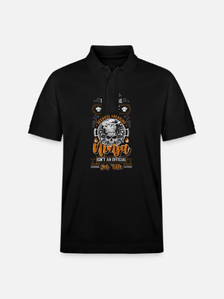Cooking Chef Cooking Pot - Stanley/Stella Unisex Organic Polo Shirt PREPSTER - black