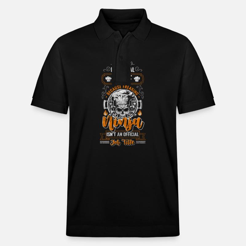Kochen Chef Kochtopf - Stanley/Stella Unisex Bio-Poloshirt PREPSTER - Schwarz