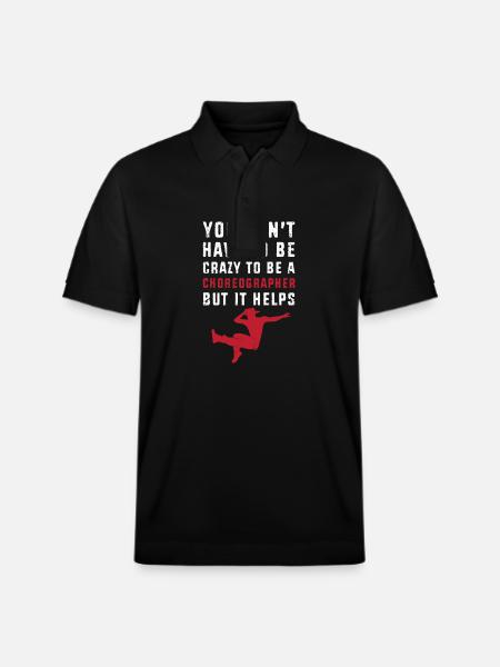 Dancer - Stanley/Stella Unisex Organic Polo Shirt PREPSTER - black