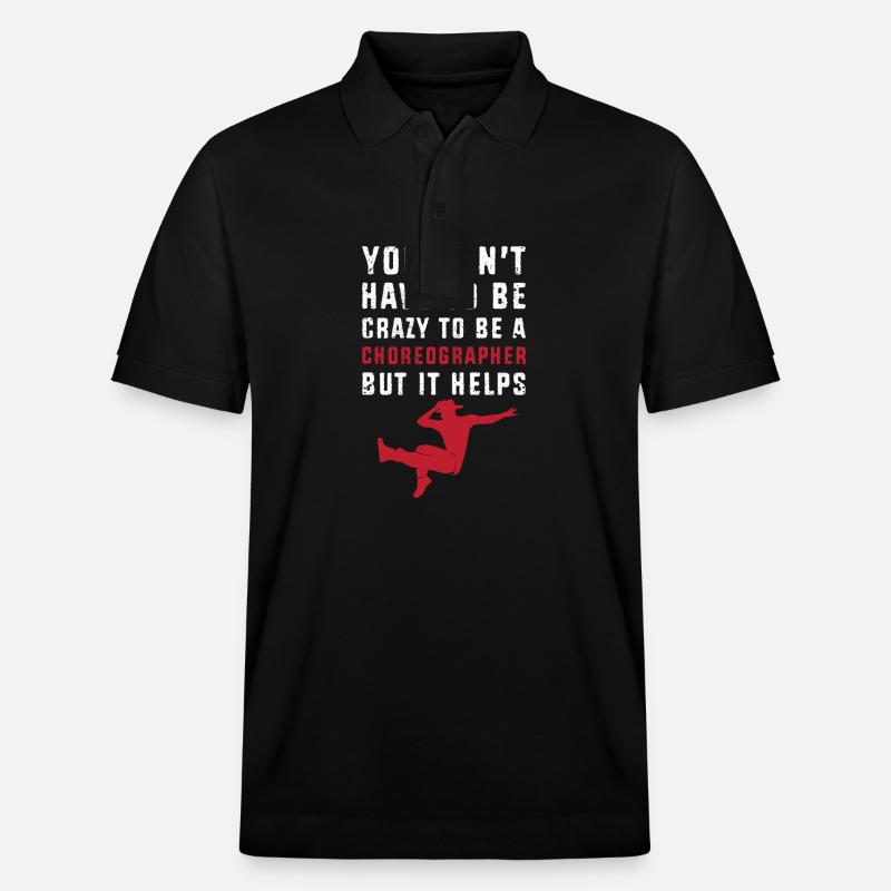 Danseur - Polo PREPSTER bio Stanley/Stella Unisexe - noir