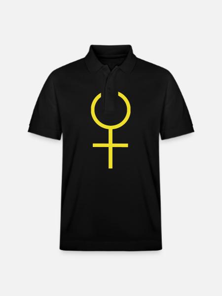 Women's Day - Stanley/Stella Unisex Organic Polo Shirt PREPSTER - black