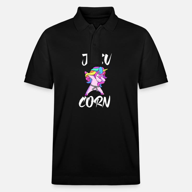 Jiu Jitsu Selbstverteidigung - Stanley/Stella Unisex Bio-Poloshirt PREPSTER - Schwarz