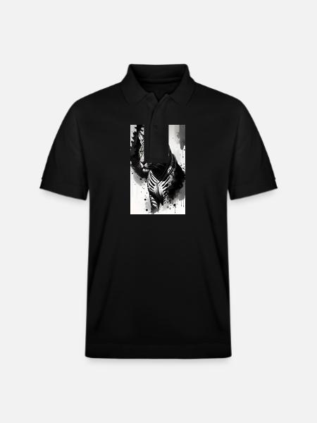 Leopard | Predator | Running | Africa - Stanley/Stella Unisex Organic Polo Shirt PREPSTER - black