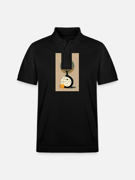 Mystical symbol | mysterious | Symbol - Stanley/Stella Unisex Organic Polo Shirt PREPSTER - black