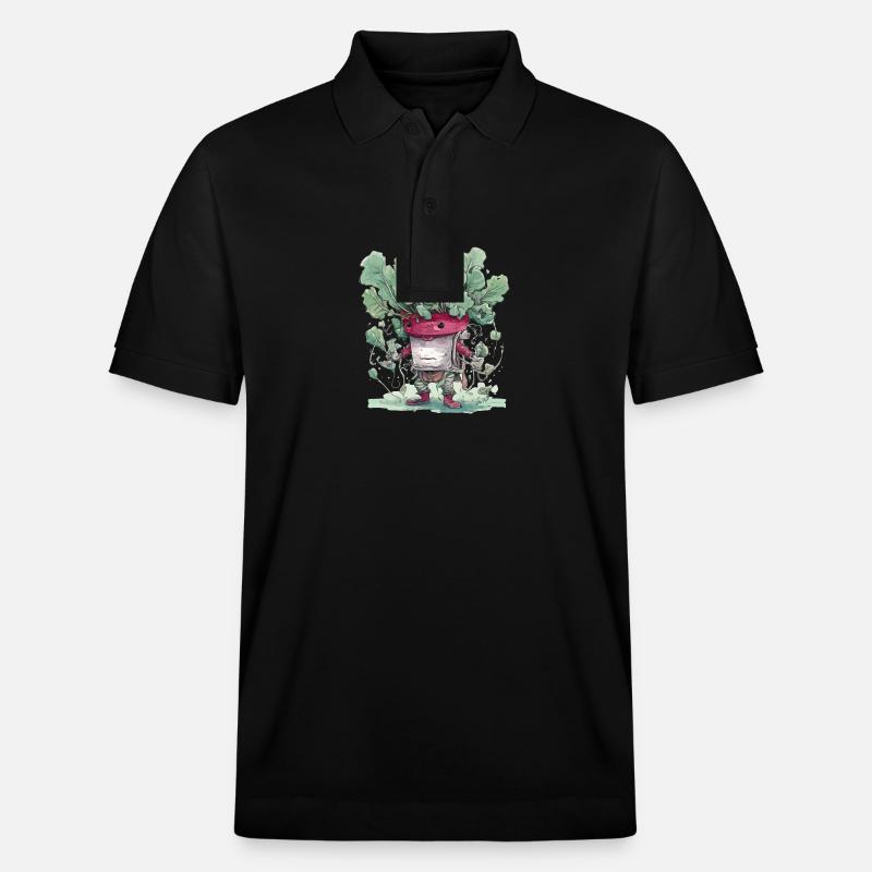 Rettich-Mann - Stanley/Stella Unisex Bio-Poloshirt PREPSTER - Schwarz