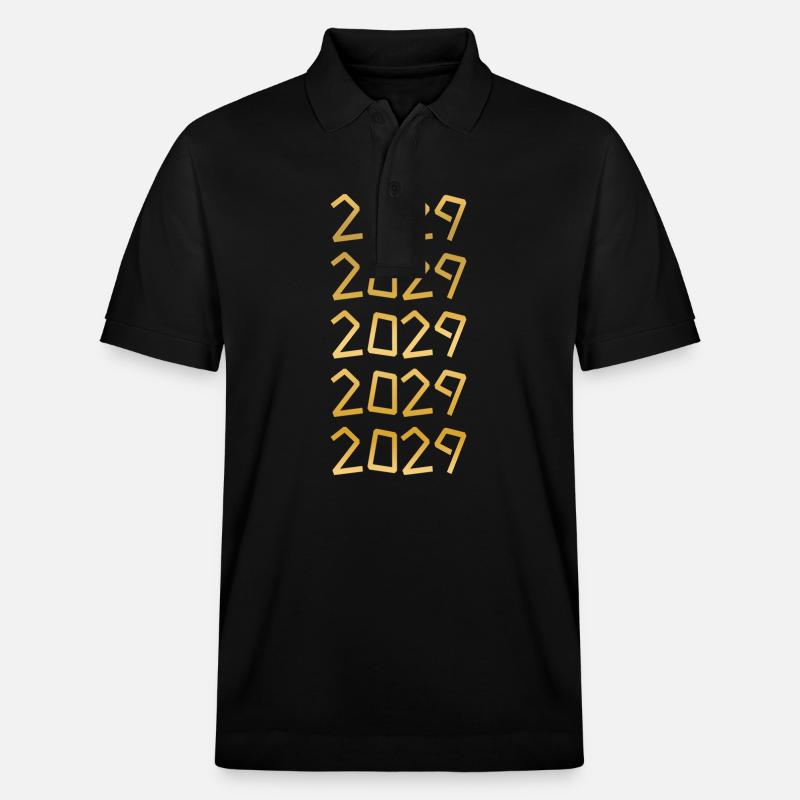 2029 - Polo PREPSTER bio Stanley/Stella Unisexe - noir