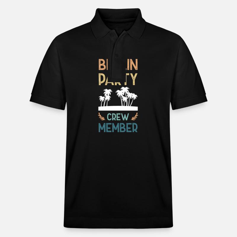 Berlin Party Crew - Stanley/Stella Unisex Bio-Poloshirt PREPSTER - Schwarz