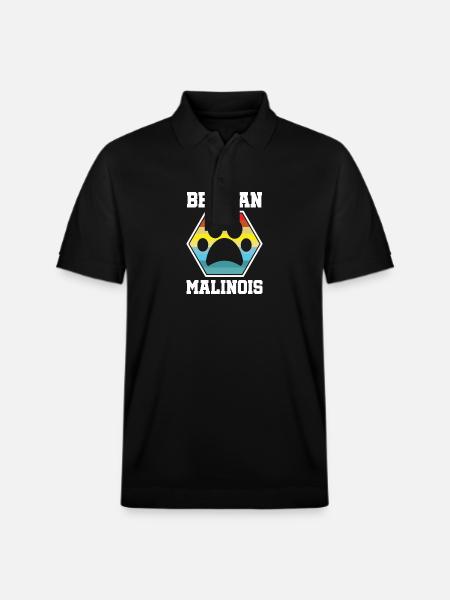 Belgian Malinois Belgian Malinois - Stanley/Stella Unisex Organic Polo Shirt PREPSTER - black
