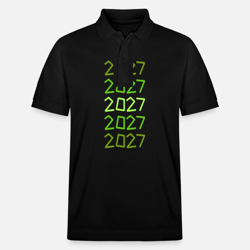 Grillen 2027 - Stanley/Stella Unisex Bio-Poloshirt PREPSTER - Schwarz