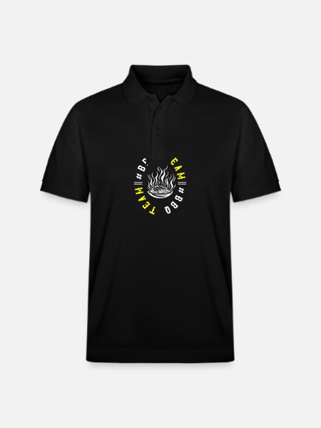Grill Barbecue Bbq Team - Stanley/Stella Unisex Organic Polo Shirt PREPSTER - black