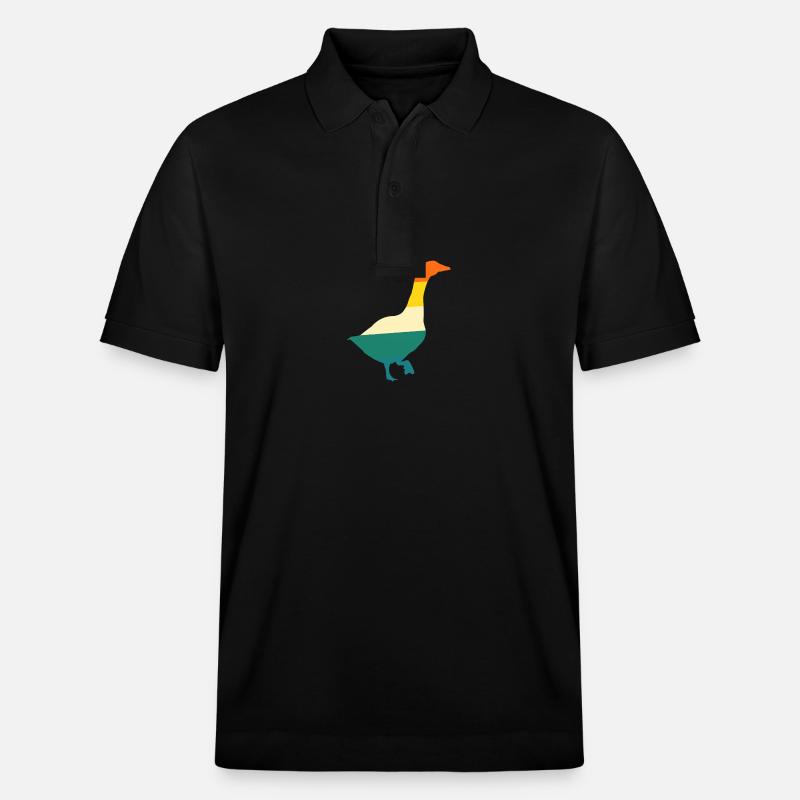 Gans - Stanley/Stella Unisex Bio-Poloshirt PREPSTER - Schwarz