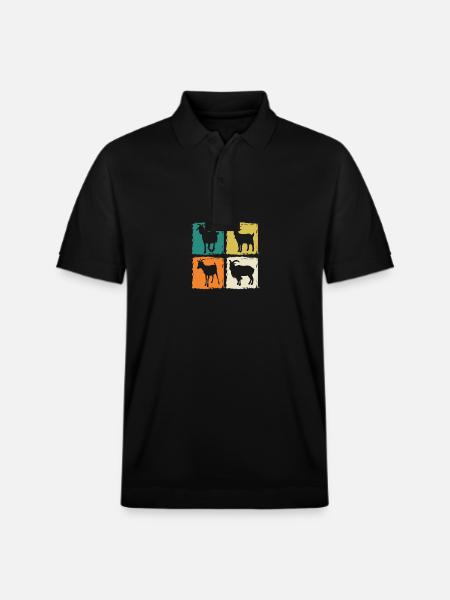 Goats - Stanley/Stella Unisex Organic Polo Shirt PREPSTER - black
