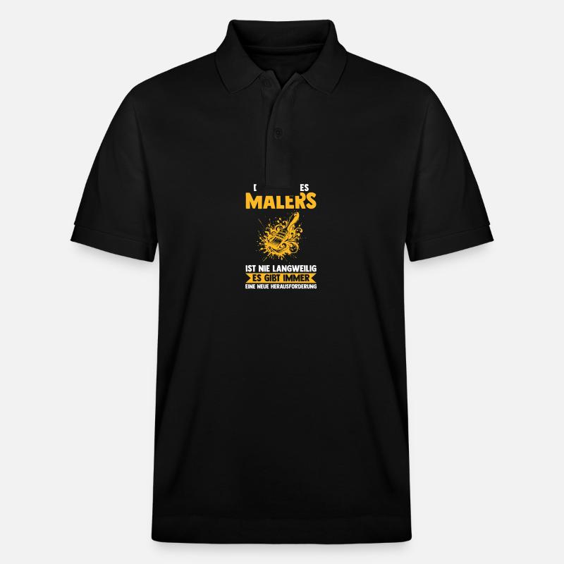 Maître Peintre Compagnon Peintre - Polo PREPSTER bio Stanley/Stella Unisexe - noir