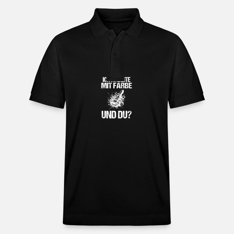 Master Painter Journeyman Painter - Stanley/Stella Unisex Organic Polo Shirt PREPSTER - black