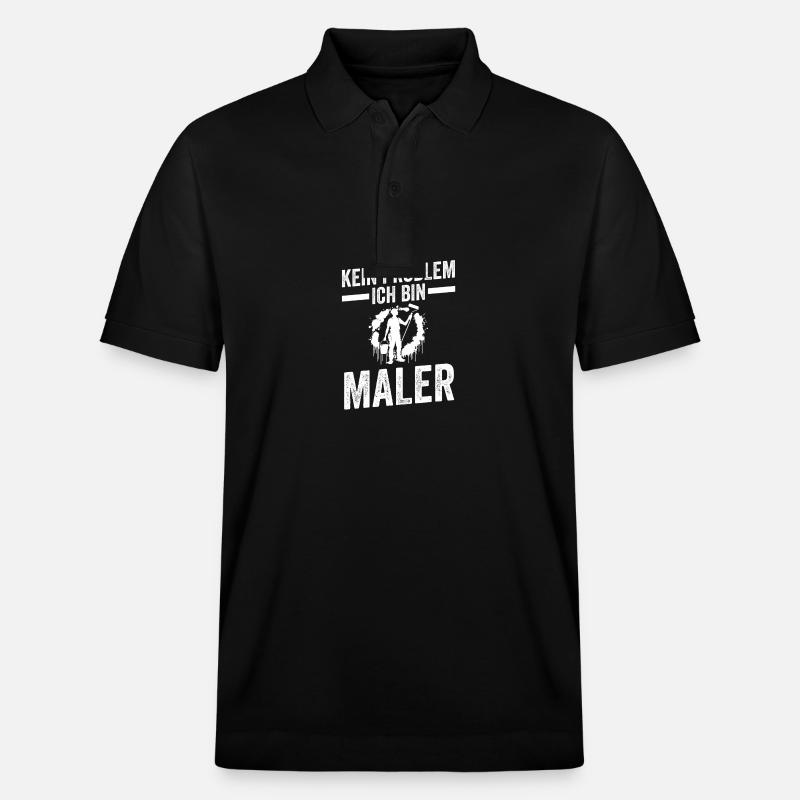 Maître Peintre Compagnon Peintre - Polo PREPSTER bio Stanley/Stella Unisexe - noir