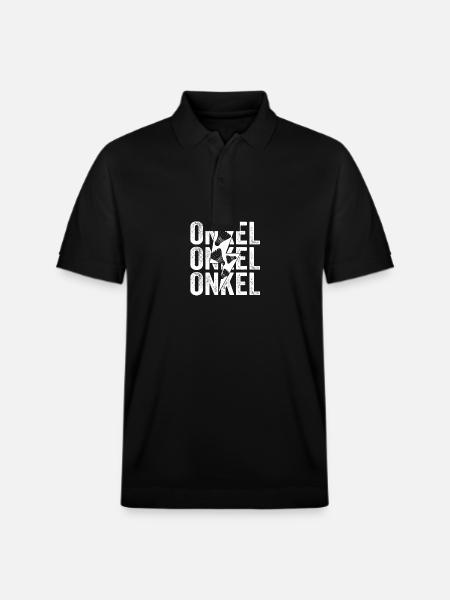 Badminton Uncle Badminton - Stanley/Stella Unisex Organic Polo Shirt PREPSTER - black