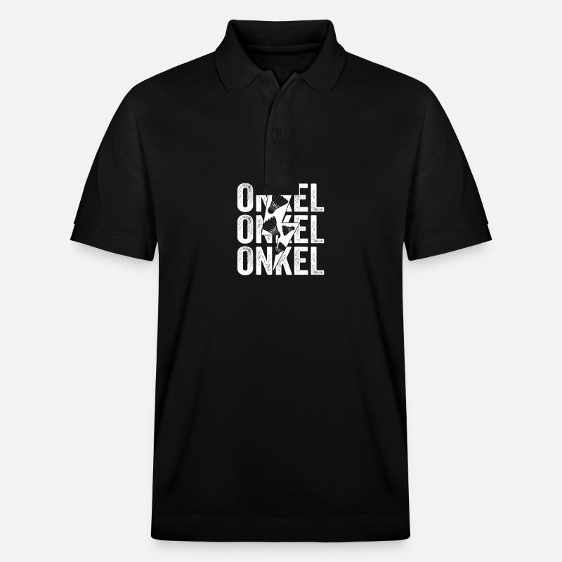 Badminton Oncle Badminton - Polo PREPSTER bio Stanley/Stella Unisexe - noir