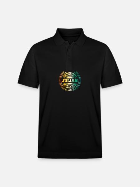 Julian - Stanley/Stella Unisex Organic Polo Shirt PREPSTER - black