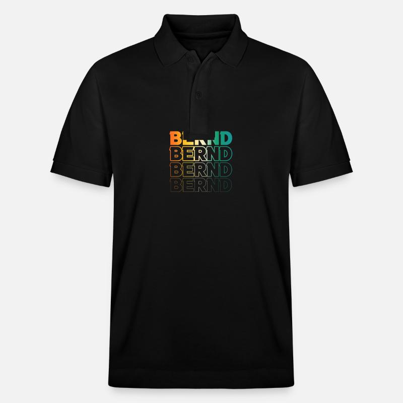 Bernd - Stanley/Stella Unisex Bio-Poloshirt PREPSTER - Schwarz