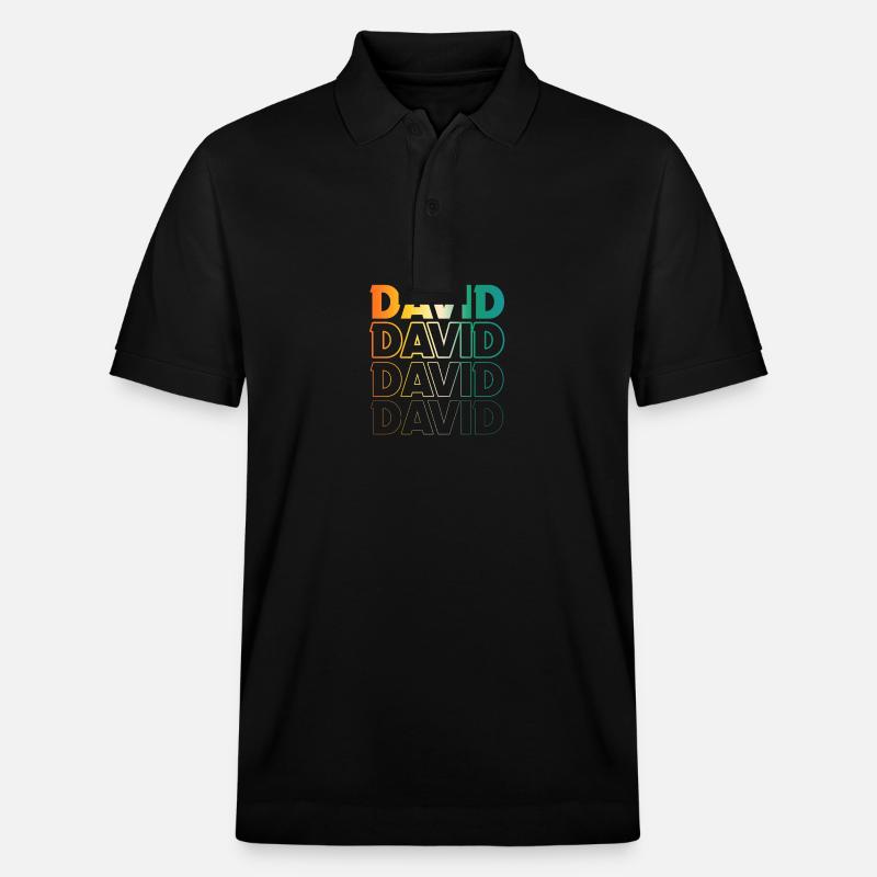 David - Polo PREPSTER bio Stanley/Stella Unisexe - noir