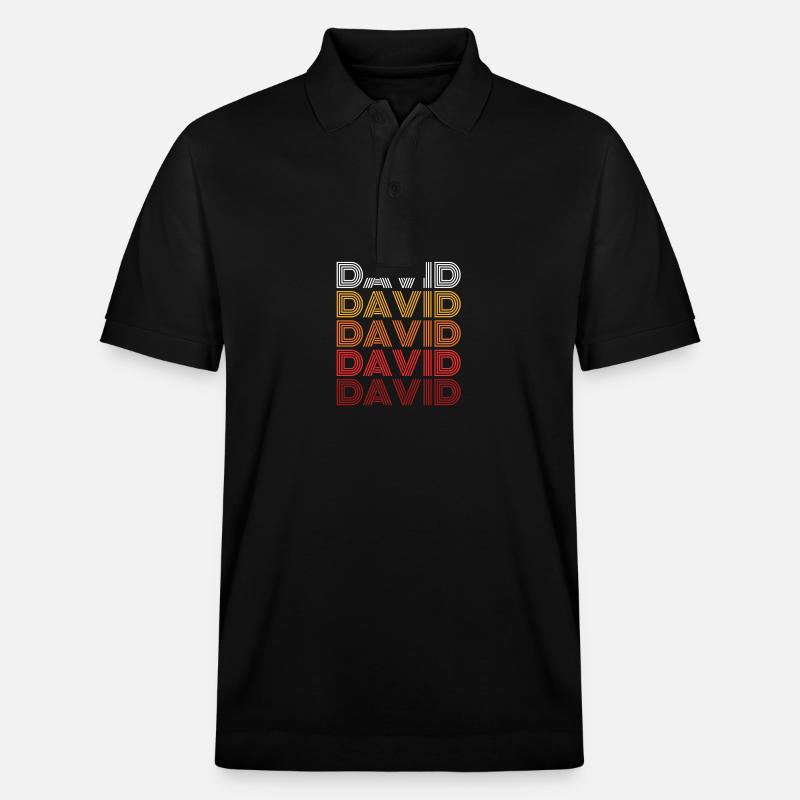 David - Stanley/Stella Unisex Bio-Poloshirt PREPSTER - Schwarz