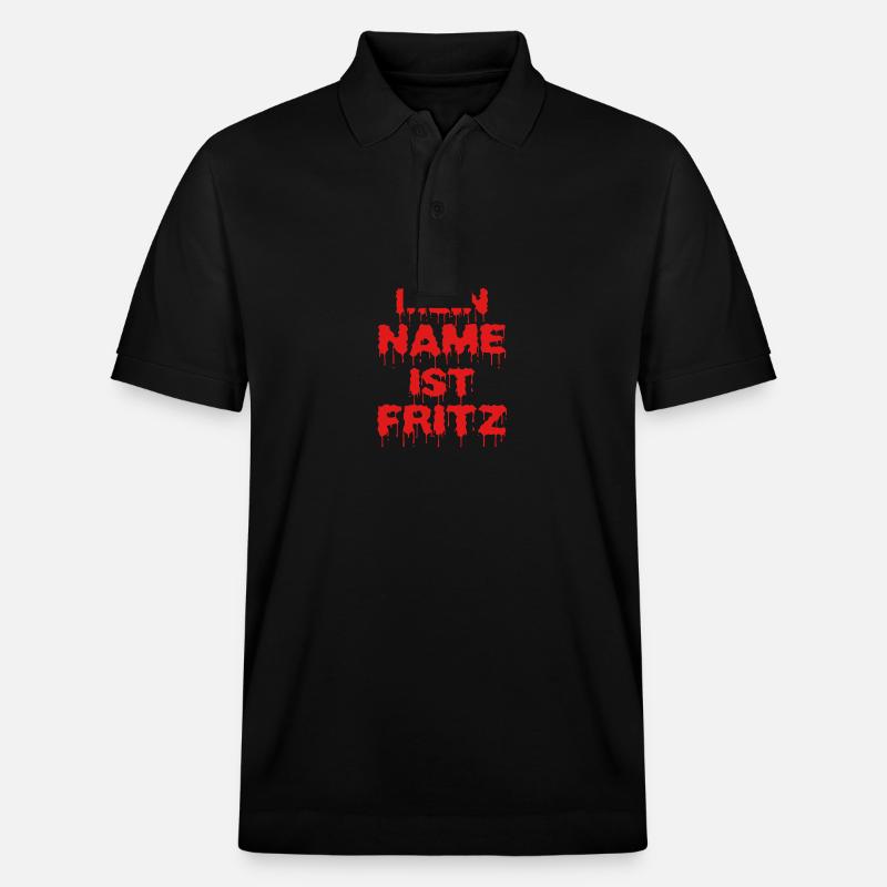Fritz - Polo PREPSTER bio Stanley/Stella Unisexe - noir