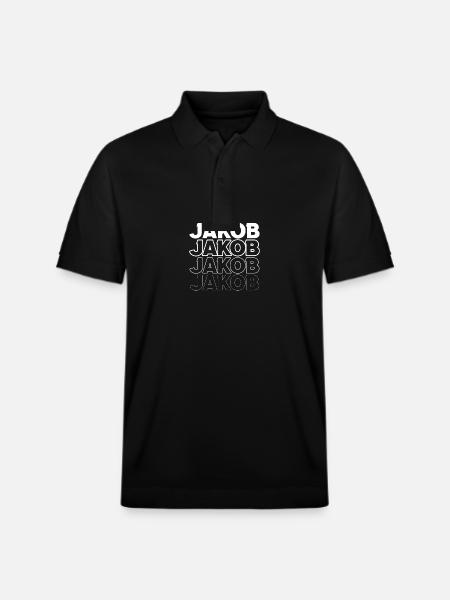 Jacob - Polo PREPSTER bio Stanley/Stella Unisexe - noir